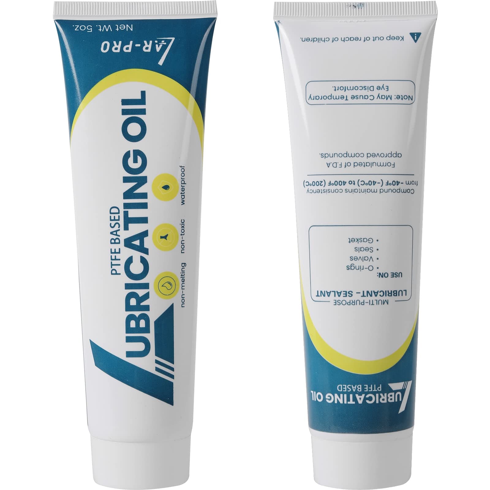 (2-Pack) AR-PRO 5oz General-Purpose Swimming Pool O-Ring Lubricant, Long-Lasting Lube for Pool O-Rings and Gaskets - Industry Standard Teflon-Based Lubricant and Sealant