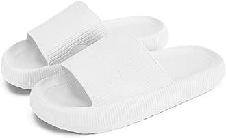 rosyclo Cloud Slippers for Women and Men, Pillow House Slippers Shower Shoes Indoor Slides Bathroom Sandals, Ultimate Comfort, Lightweight, Thick Sole, Non-Slip, Easy to Clean