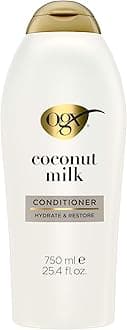 Nourishing + Coconut Milk Conditioner, Hydrating & Restoring Conditioner Moisturizes for Soft Hair After the First Use, Paraben-Free, Sulfate-Free Surfactants, 25.4 fl. oz