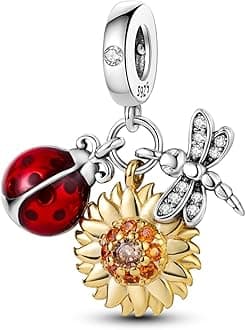 Charms for Bracelets 925 Sterling Silver Butterfly summer travel Ocean Lucky charm beads Pendant Jewelry for Woman Mom