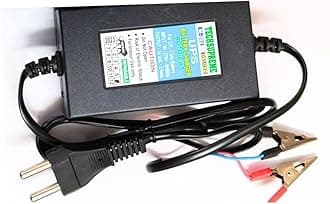 TechSupreme 12 Volt Battery Charger for Bike, Car, UPS Clip Worldwide Adaptor12 Volt 7 amp A1