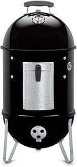 Weber 711001 Smokey Mountain Cooker 14-Inch Charcoal Smoker, Black
