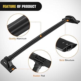 Nilight Roof Rack Cross Bars Fit for Honda CRV 2007 2008 2009 2010 2011 with Fixed Point, Adjustable Aluminum Car Crossbars with Rubber Pad for Cargo Carrier Luggage Bike Kayak Rooftop Tent Snowboard