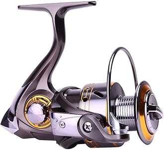 SougayilangFishing Reel Spinning -12+1BB Ultralight Smooth Powerful Spinning Reels for Freshwater Saltwater Bass Fishing