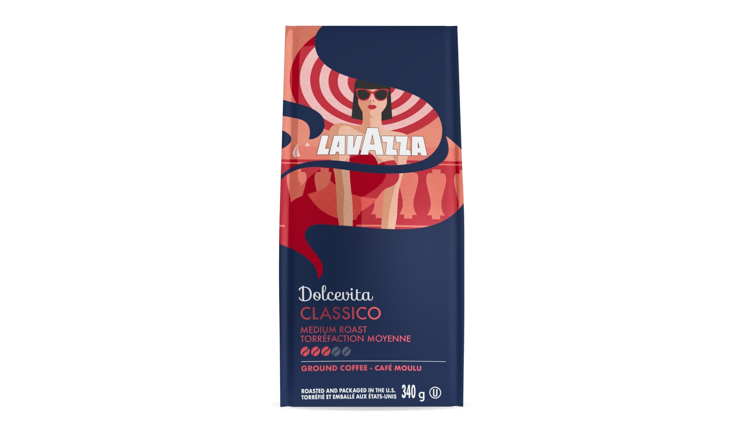 Lavazza Ground Coffee Classico 340g (2-pack)