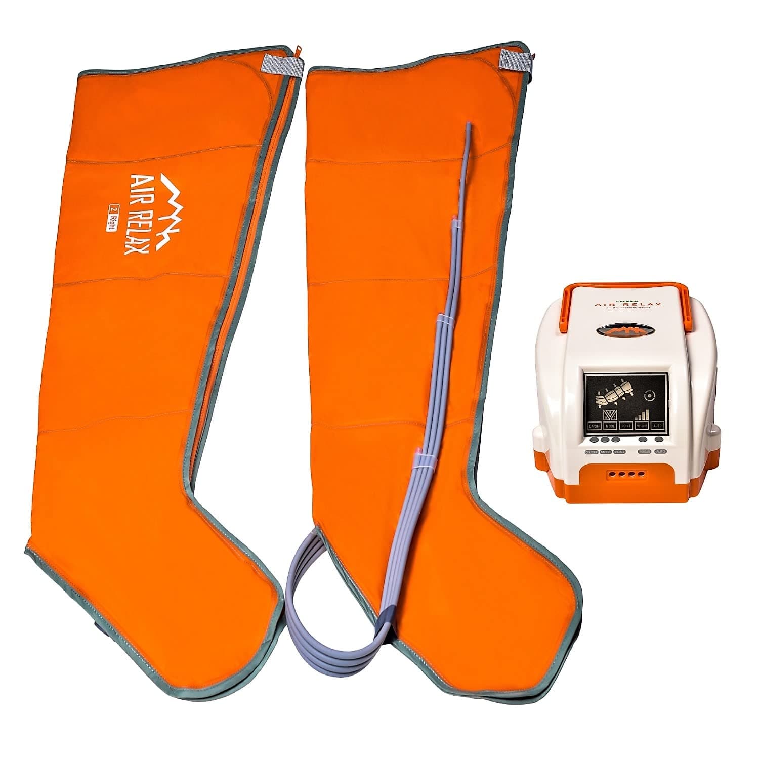 Air Relax AR-1 Professional Compression Boots, Leg Recovery System, Medical Grade Recovery Boots and Pump, 3 Therapy Modes 4 Chambers, for Circulation in Legs and Muscle Relief