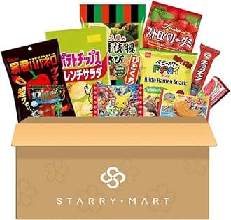 – Assorted Asian Snack Box Snacks & Candy Box (10 Full-Size Items) - Variety Pack – Authentic Popular Treats Sampler (Assorted Japanese Snack Box)