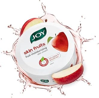 - Joy Skin Fruits Moisturizing Skin Cream With Apple, Jojoba & Almond Oil (500ml) | Quick Absorbing & Non Sticky Moisturizer for Face, Hands & Body | Skin Cream For Healthy and Soft Skin