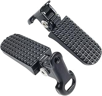 1 Pair of Bike Foot Pegs, Aluminium Alloy Non-Slip Bike Pegs for Folding Bike and Mountain Bike Durable