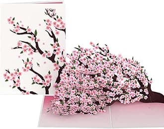 Lovepop Everyday Pop-Up Card for Her and Him - 3D Spring Greeting Cards for Boys, Girls, Men, Women - Cherry Blossom Branches - 5" x 7" Flower Card - Blank Note Card & Envelope Included