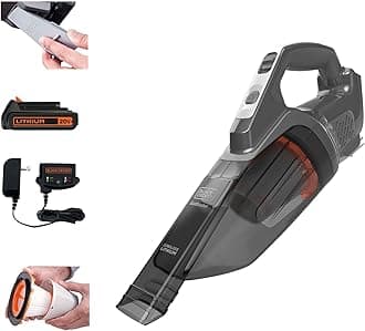 BLACK+DECKER dustbuster 20V MAX* POWERCONNECT Cordless Handheld Vacuum (BCHV001C1), Gray