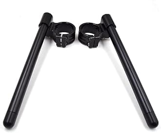 Φ36mm clip ons handlebar 1" riser fit for motorcycle fork tube Φ36mm,cafe racer build sport bikes modified clip on bars Φ 7/8" CNC aluminum Machined