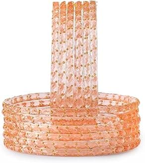 Rain Drop Glass Bangles Set For Women And Girls Pack of 12(Size 2.10 And 2.12 Avaiables)