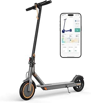 MAXSHOT Electric Scooter for Adults, 8.5/10/14" Tires, 19/22Mph, 350W/500W Motor, 21-28 Miles Range, Folding E-Scooter with Dual Suspension,APP Control