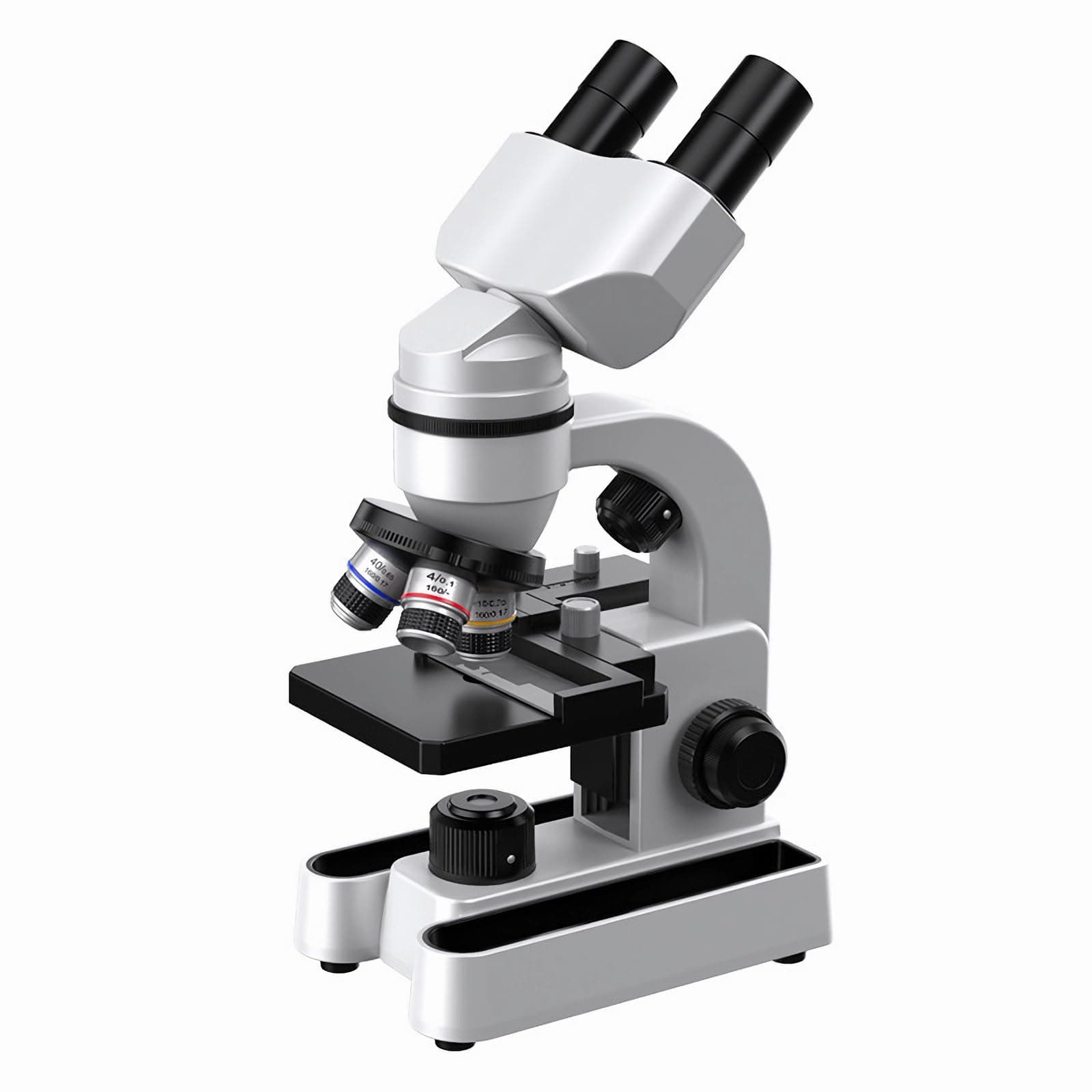 Stereo Microscopes-Biological Educational Microscope for Students,with Phone Clip,Biological Specimen and Fill Light