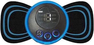 Cervical Spine Massager, Portable Multifunctional Massage Mat - 8 Modes Adjustable, Relieve Pressure of Neck Shoulder Back Waist, Mini Electric Massager Mini Back and Shoulder Neck Body Massager