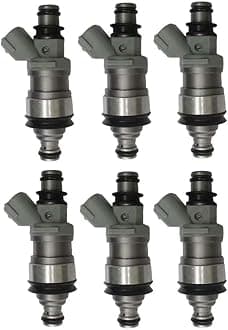 SET of 6 Fuel Injector 23250-62030 Fit for 1992-98 Toyota 4Runner T100 Camry 3VZ 3.0, 5VZ 3.4