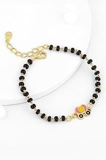 - 925 Silver 18k Gold Plated Rose Gold Infact Bracelet | Adjustable| Gifts for Kids & Babies