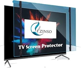 ZINSO 46 Inch 3mm Acrylic TV Screen Guard | 9H Hardness | Scratch & Splash Resistant | ISO Certified Protection with Ultra HD Clarity
