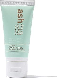 Ashba Botanics Leave-in Conditioner for Men & Women | Leave-in Cream for Curly Hair | Provides Moisture, Conditioning, Enhances Shine & Fixes Frizz | SLS, SLES, Phthalates and Parabens Free (50ml)