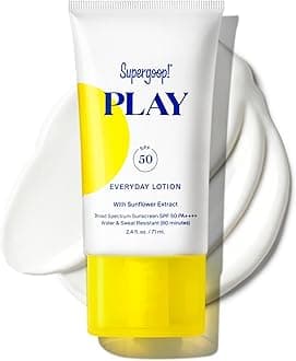 PLAY Everyday SPF 50 Lotion, 2.4 oz - Reef-Safe, Broad Spectrum Sunscreen for Sensitive Skin - Water & Sweat Resistant Body & Face Sunscreen - Clean ingredients - Great for Active Days