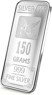 150 grams 999 Silver Bar