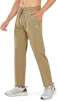 NORTHYARD Men's Athletic Pants Running Workout Joggers Lightweight Gym Jogging Track Casual Sweatpants with Zipper Pockets