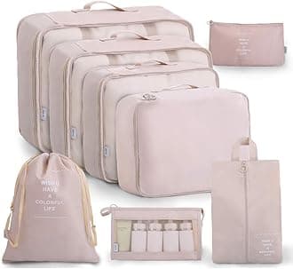 OEE Luggage Packing Organizers Packing Cubes Set for Travel