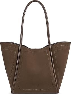 BOSTANTEN Tote Purses for Women Vegan Leather Shoulder Bag Ladies Handbag for Travel