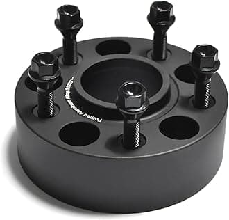 JTP Compatible with Mercedes G450,G320,G500,G400d,G350,G550,G350d,G55,G63,G65,G580EQ AMG,G Wagon W463,W465,W461 Safe Forged Black Anodized 2pcs 50mm Wheel Spacers 5x130,+Black Bolts (50mm)