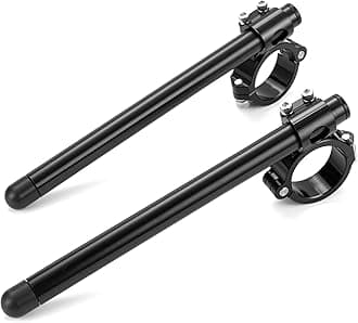 Φ37mm clip ons handlebar fit for motorcycle fork tube Φ37mm,cafe racer build clip on bars Φ 7/8" CNC aluminum Machined