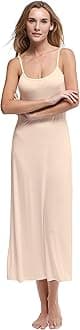 Women's Long Full Cami Slip Dress Sleeveless Nightgowns