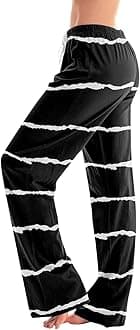 TWGONE Women's Pajamas Pants Plaid Stretch Casual Loose Comfy Pants Sleep Bottom Lounge Cute Pajama Sleepwear