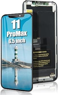 EFAITHFIX for iPhone 11 Pro Max Screen Replacement 6.5 Inch LCD Display 3D Touch Screen Full HD Digitizer Frame Assembly Compatible with Model A2161, A2220, A2218 with Waterproof Adhesive, No Tools