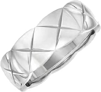 Shapes Studio 18k Gold Plated Rings for Women,Crush Wide Band Gold Plated Ring, Stacking Rings, Wedding Band Minimalist Style