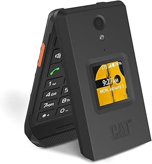 CAT S22 Smart Flip Phone Unlocked (16GB) 2.8" Touchscreen Rugged Cell Phone Android 11, IP68 Water Resistant, T-Mobile 4G LTE GSM Single Nano Slot,Compatible with T-Mobile (New)