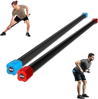 Total Body Workout Weighted Bar Weighted Workout Bar Weighted Exercise Bar, Multiple Sizes