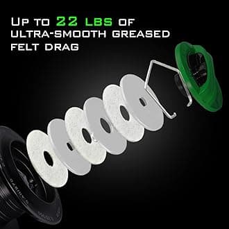 Sougayilang Fishing Reel, 5.2:1 High Speed Spinning Reel, Lightweight 11+1BB Ultra Smooth for Saltwater or Freshwater ,1000-6000 Series