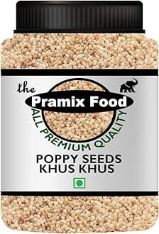 Pramix Natural Organic Poppy Seeds / Khus Khus / Posta Dana 400 gm