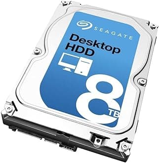 (Old Model) Seagate 8TB Desktop HDD SATA 6Gb/s NCQ 256MB Cache 7200 RPM 3.5" Internal Bare Drive ST8000DM002