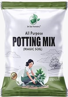 Organic Potting Soil Mix for Plants Home Garden 2 Kg | Ready to use Potting Mix Made with Vermicompost - Cocopeat - NeemCake - Red Soil - River Sand - Bone Meal - Natural Green Manure