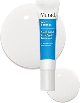 Murad Rapid Relief Acne Spot Treatment - Fast-Acting Blemish Spot Treatment with 2% Salicylic Acid, Pine & Thyme Complex, Horse Chestnut and Oat - Clear Gel Treats Acne & Soothes Skin Fast