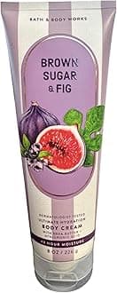 Bath & Body Works Ultimate Hydration Body Cream Gift Set For Women, 8 Fl Oz (Brown Sugar & Fig)