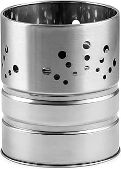 C (DEVICE) Stainless Steel Spoon Holder & Stand Cutlery Holder Utensils Holder For Kitchen Metal Cutlery Holder For Kitchen (12.5 X10.5 X10.5 Cm)