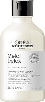 L’Oréal Professionnel | Metal Detox Shampoo | Sulfate-Free | For Soft & Shiny looking hair | For Colored, Damaged & All Hair Types | Hard Water-Resistant | With Glicoamine | SERIE EXPERT