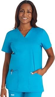 V-Neck Scrubs for Women Workwear Revolution, Soft Stretch, Easy Care WW620