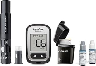FastClix Glucose Monitor Kit for Diabetic Blood Sugar Testing: Guide Me Meter, FastClix Lancing Device & 108 Lancets, 100 Guide Test Strips, and Control Solution (Packaging May Vary)