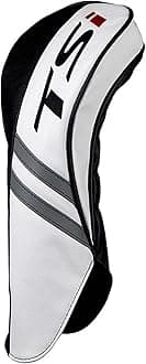 Titleist New Golf TSi Driver Headcover Leather Cover - Black White Red