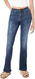 Aeropostale Women's Aero Mid Rise Bootcut Jean