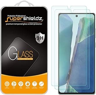 Supershieldz (2 Pack) Designed for Samsung Galaxy Note 20 5G Tempered Glass Screen Protector, Anti Scratch, Bubble Free